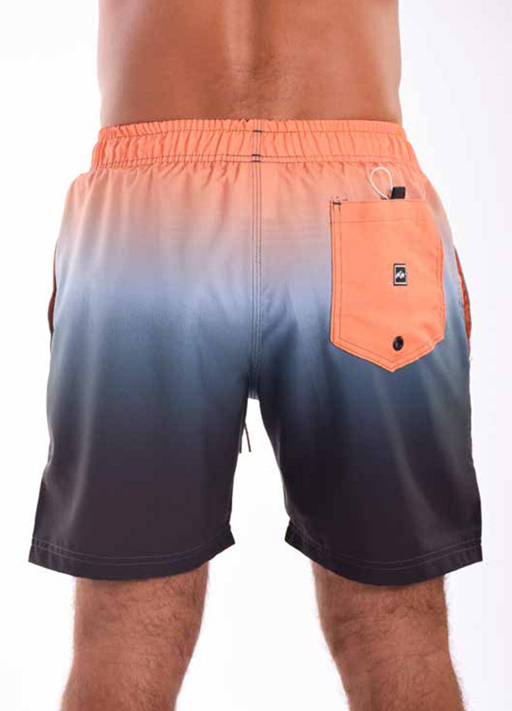 Short Volley 17" Blue Fade
