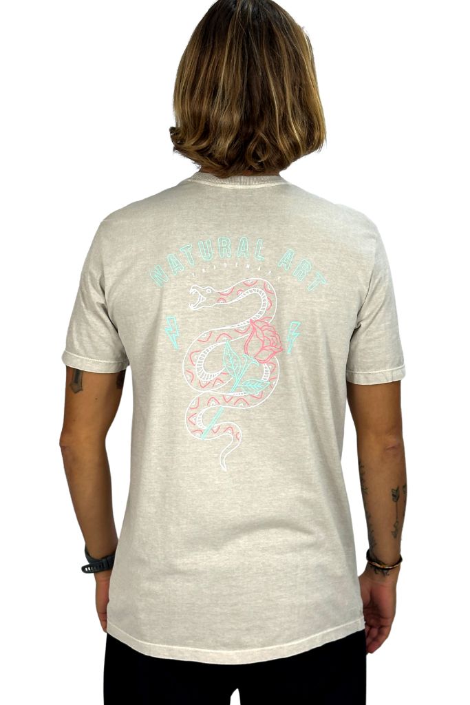 Camiseta Especial Snake Areia