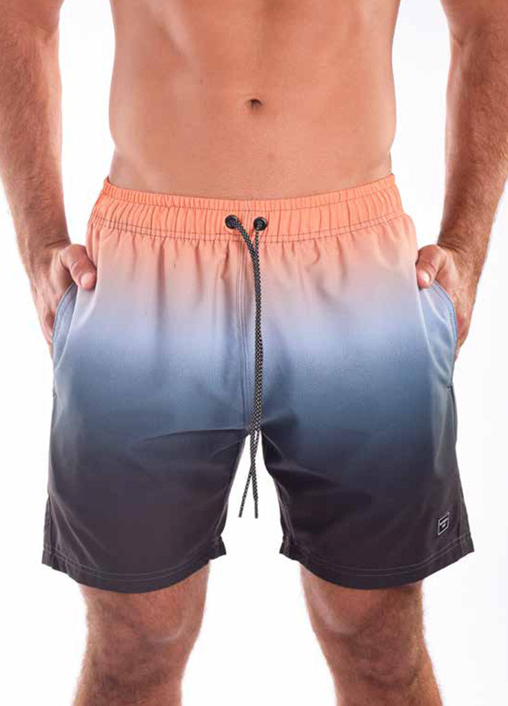 Short Volley 17" Blue Fade