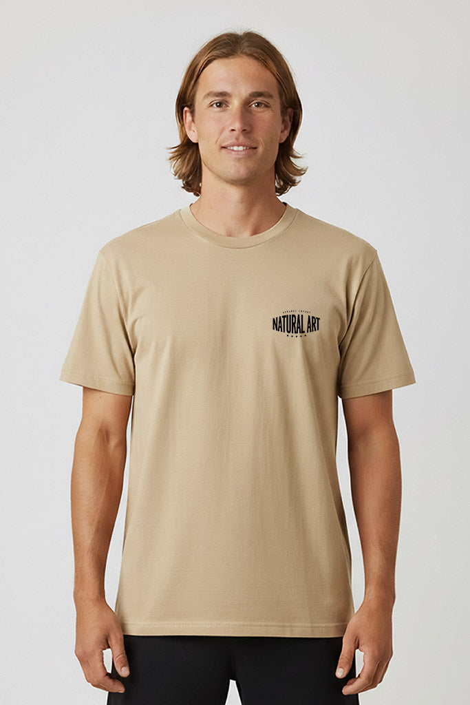 Camiseta Brasão Bege