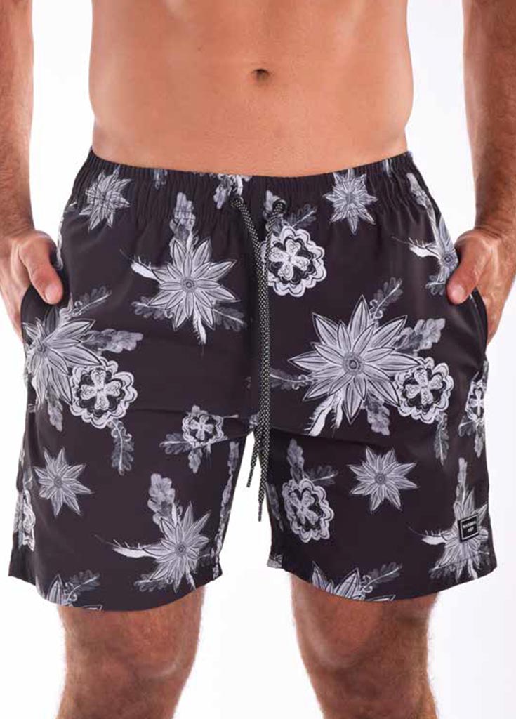 Short Volley 17" Marine Flower