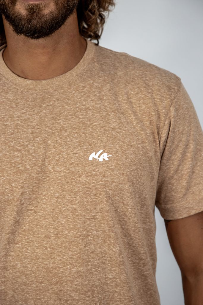 Camiseta Especial Nature - Mescla Caramelo