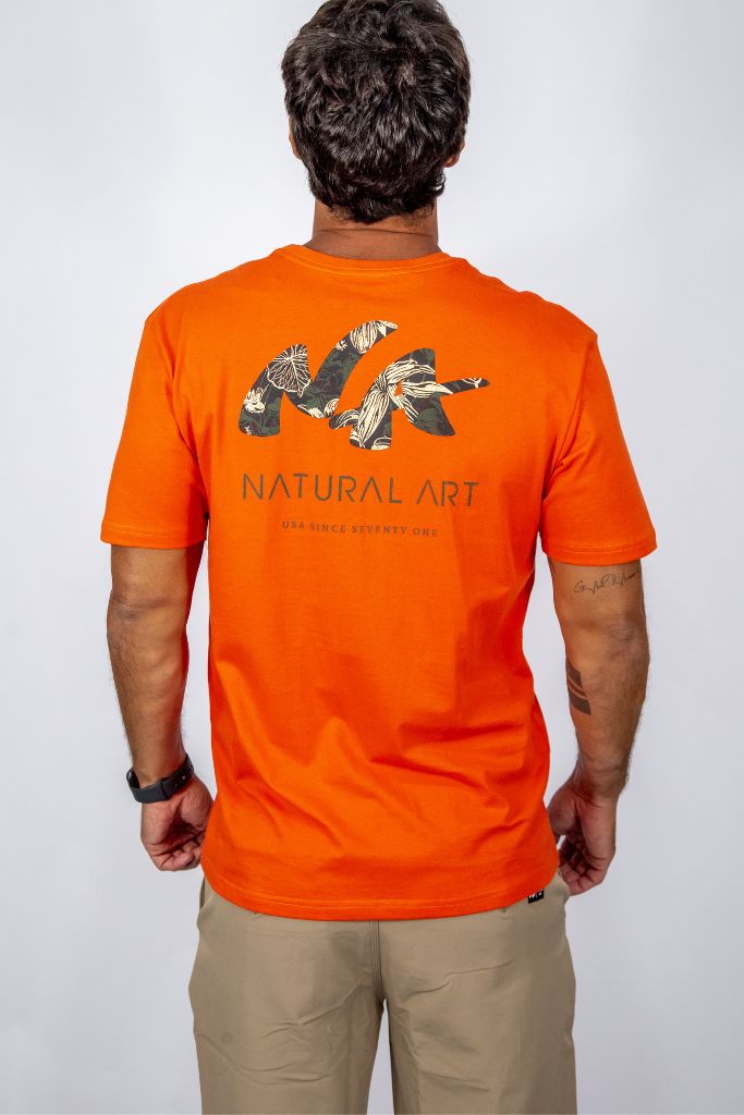 Camiseta NA Flowear Laranja