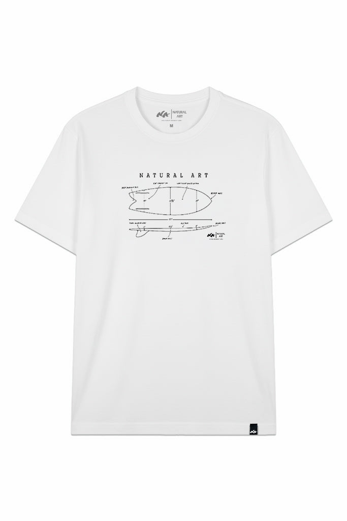 Camiseta Twin Fins Branco