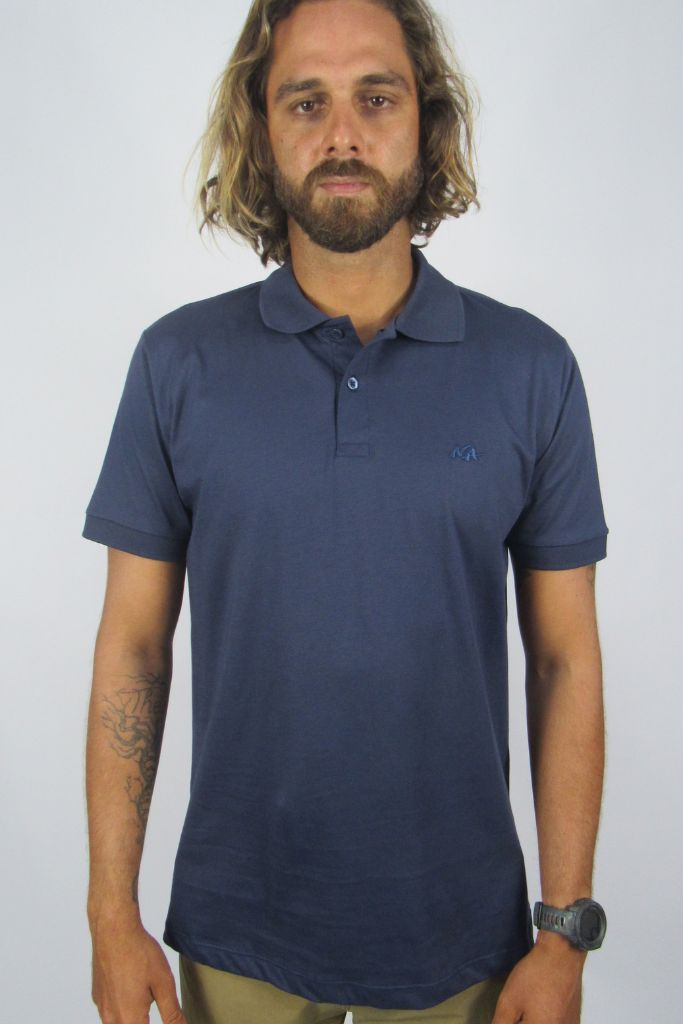 Polo  Pima Marinho