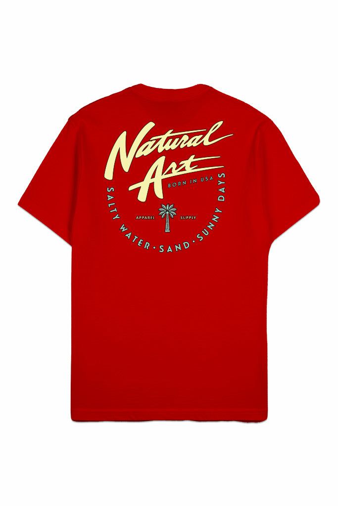 Camiseta Born in USA Vermelho