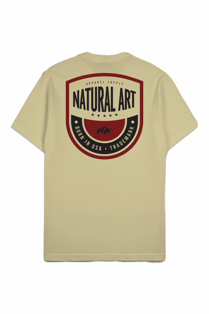 Camiseta Brasão Bege