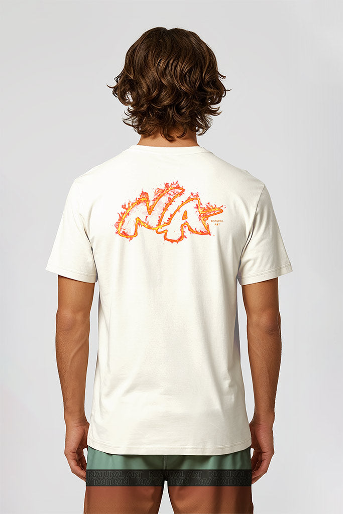 Camiseta NA Fire Branco