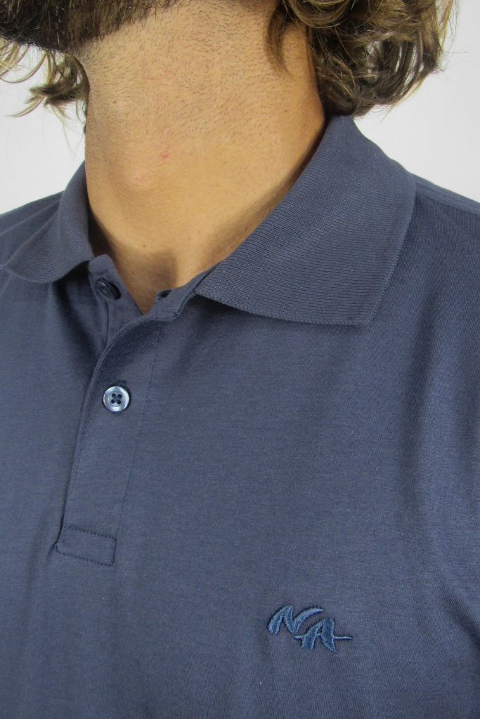Polo  Pima Marinho