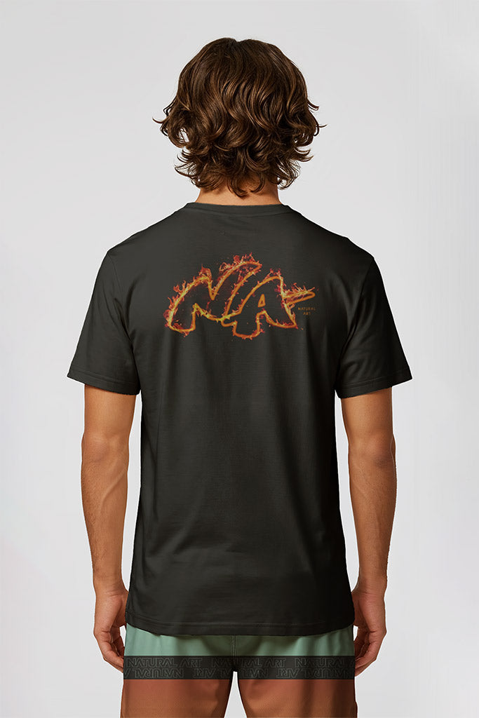 Camiseta NA Fire Preto