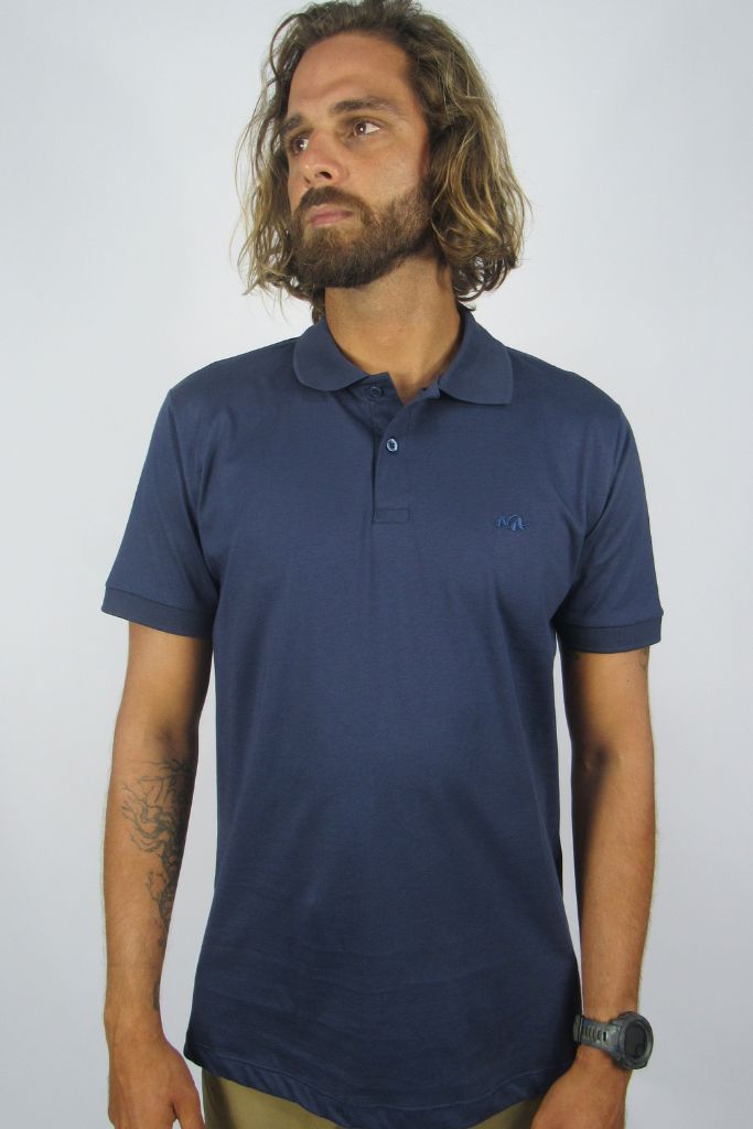 Polo  Pima Marinho